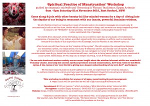 Spiritual Practice of Menstruation